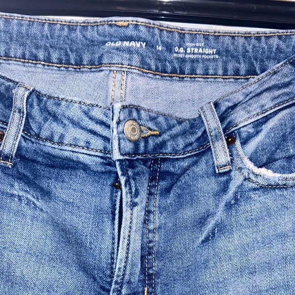 Old Navy OG Straight Leg Jeans Size 14 - Picture 5 of 5